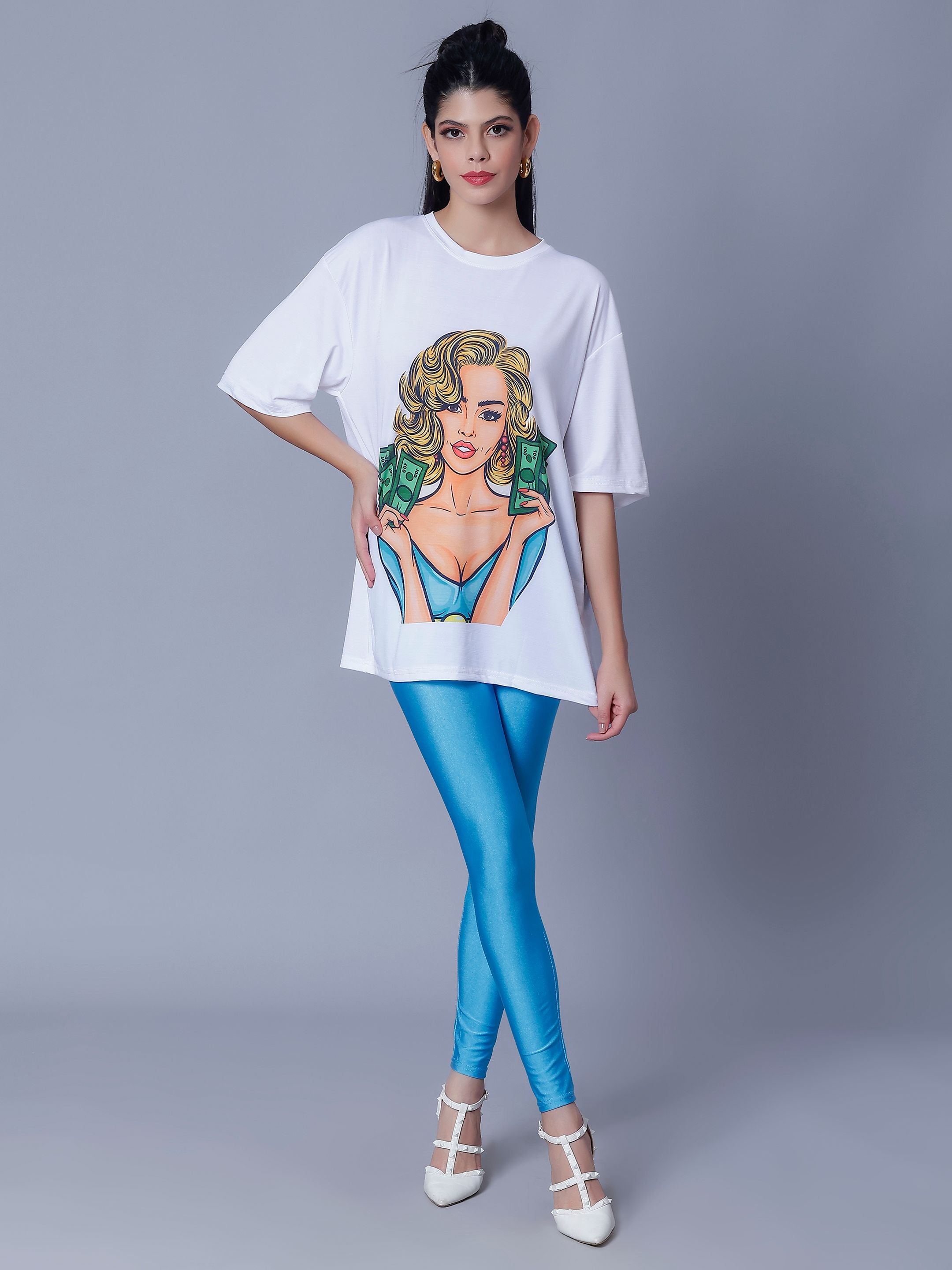 Skinny Fit Shiny Leggings