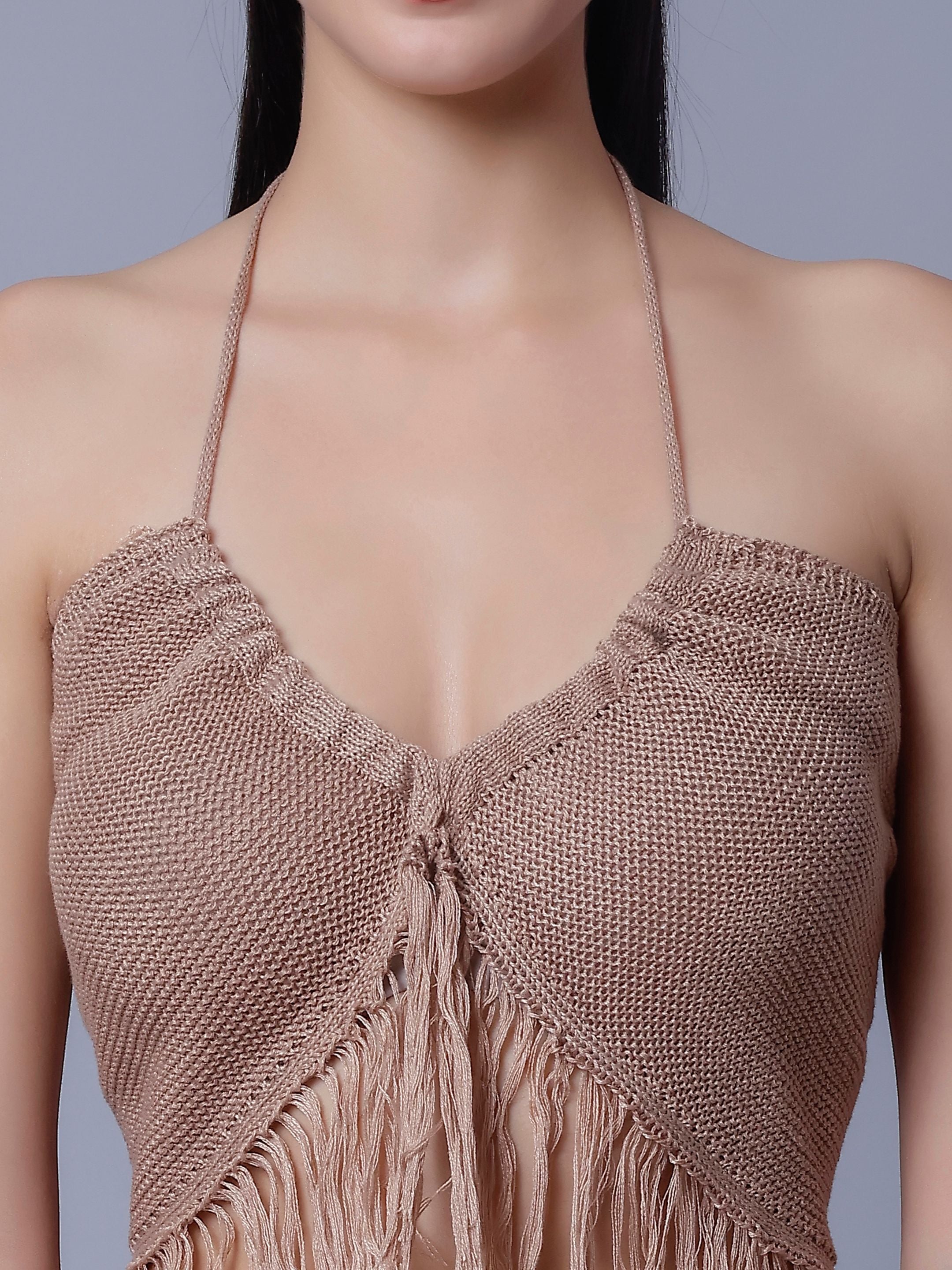 Sexy Crochet Two Piece Set