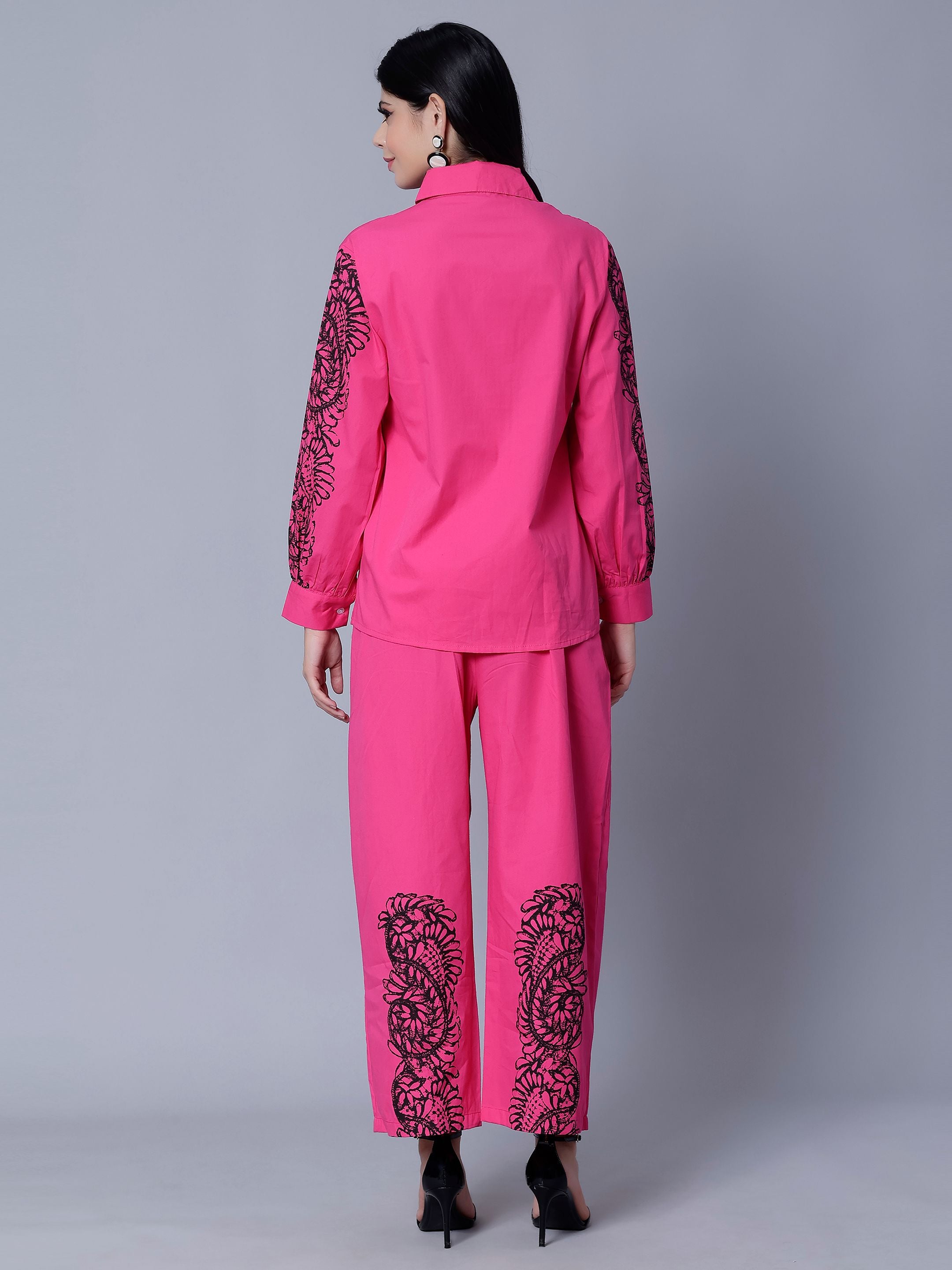 Elegant Printed Two-Piece Set