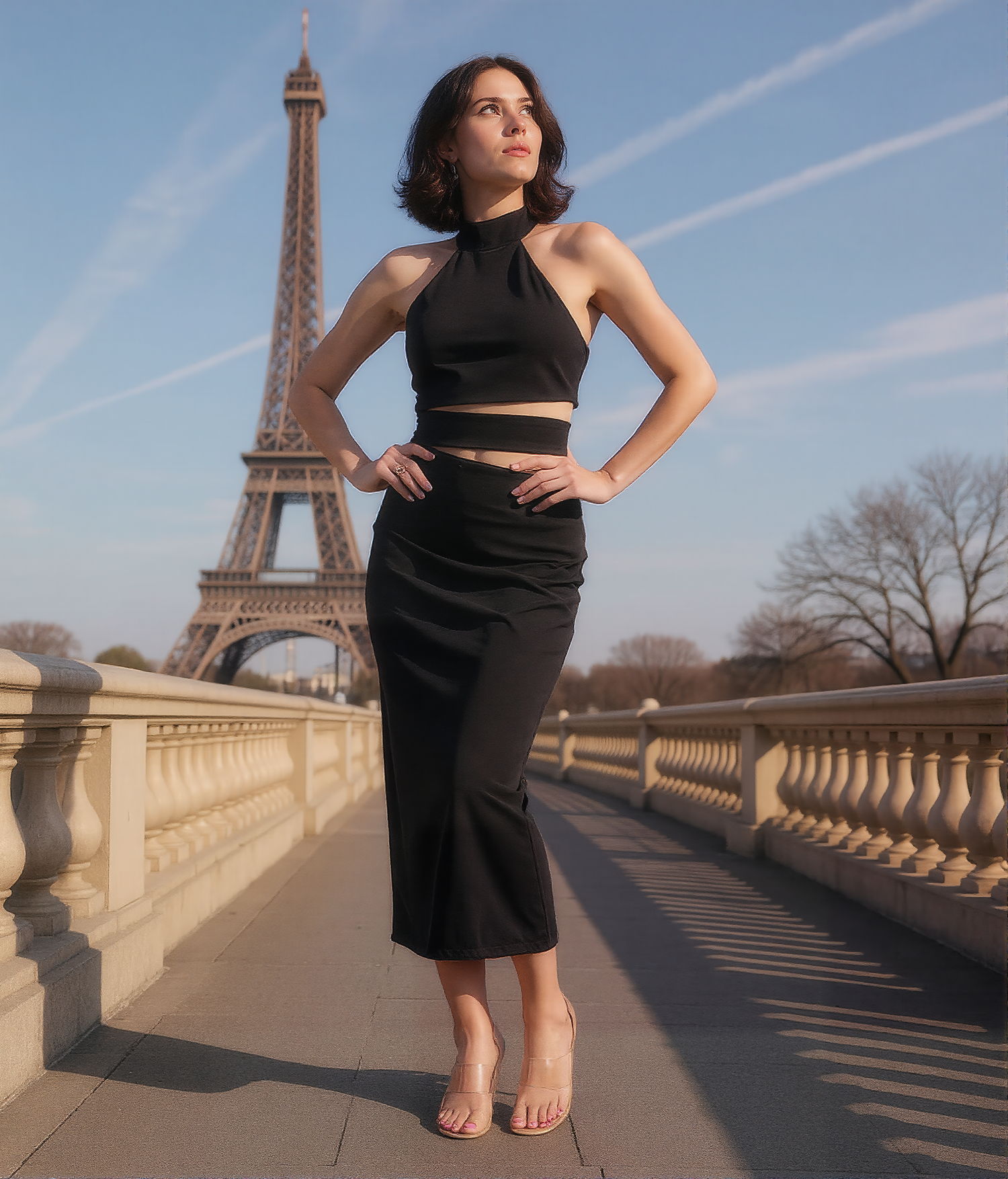 Cut Out Fitted Dress