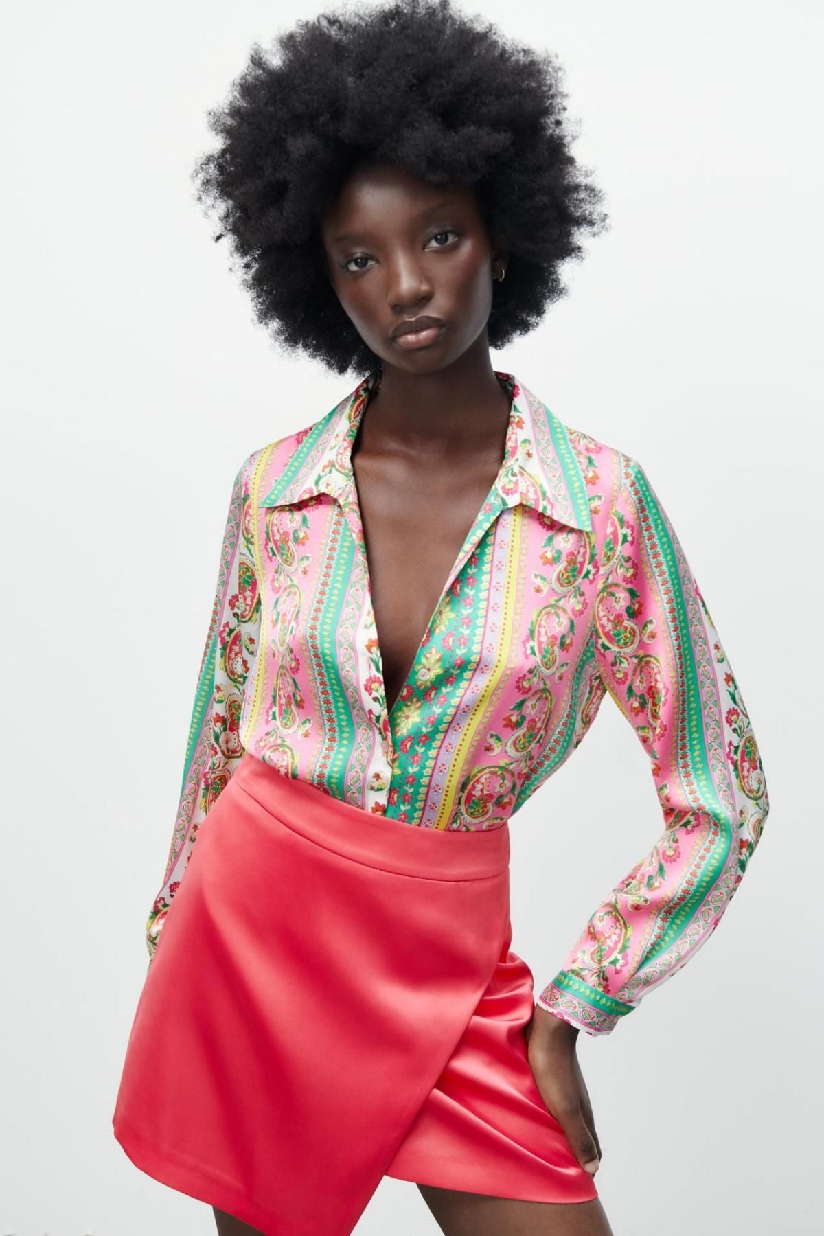 Multicolored Printed Shirt