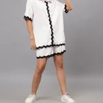 Buy Summer Shirt & Shorts Set S White