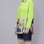 Shop for Holiday Girls Oversized Shirt  One Size Neon Green Online