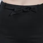 Order Belted Short Skirt M Black Online