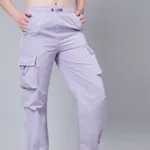 Order Casual Cargo Jogger Pants S Lavender Online