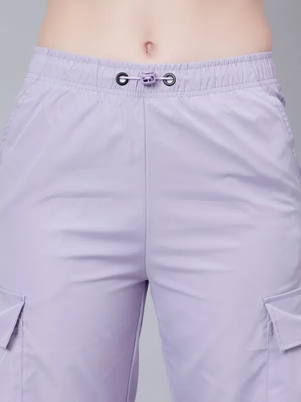 Buy Stylish Casual Cargo Jogger Pants S Lavender Online