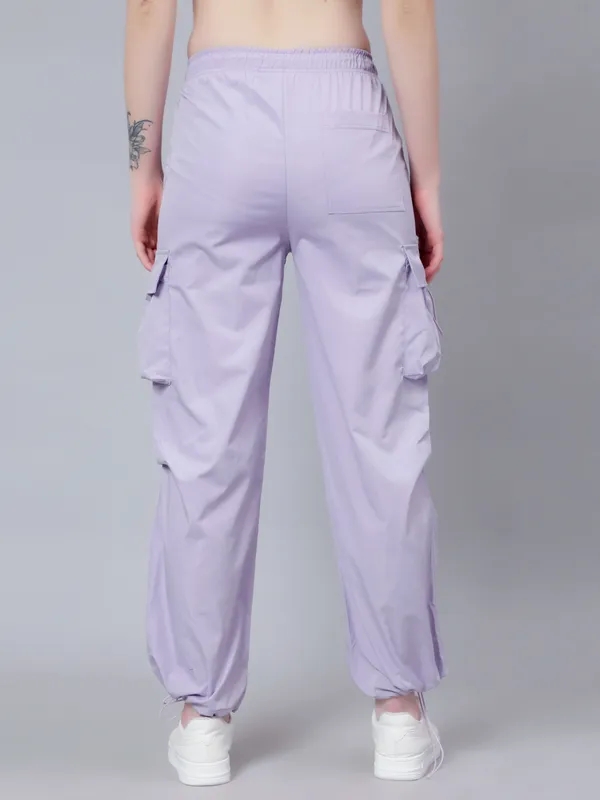 Buy Casual Cargo Jogger Pants S Lavender Online