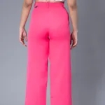 Wide Leg Pants S Hot Pink