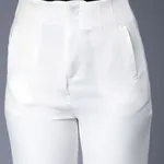 Buy No Waist Band Pants S White at Best Price