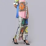 Bohemain Printed Two-piece Set One Size Multi