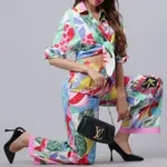 Buy Multicolour Printed Two-Piece Set S Multi at Best Price