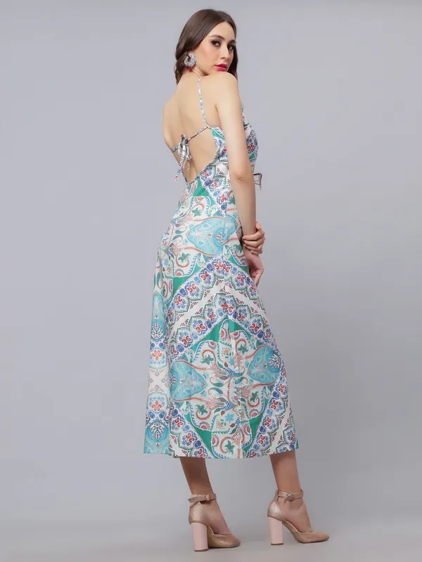 Buy Stylish Geometric Printed Dress S Multi Online