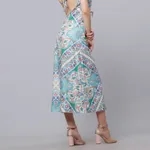 Buy Stylish Geometric Printed Dress S Multi Online