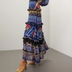 Buy Floral Printed Maxi Dress S Multi at Best Price