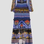 Shop for Floral Printed Maxi Dress S Multi Online