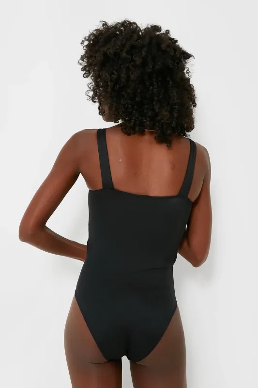 Shop for Cut-Out Detail Swimsuit S Black Online