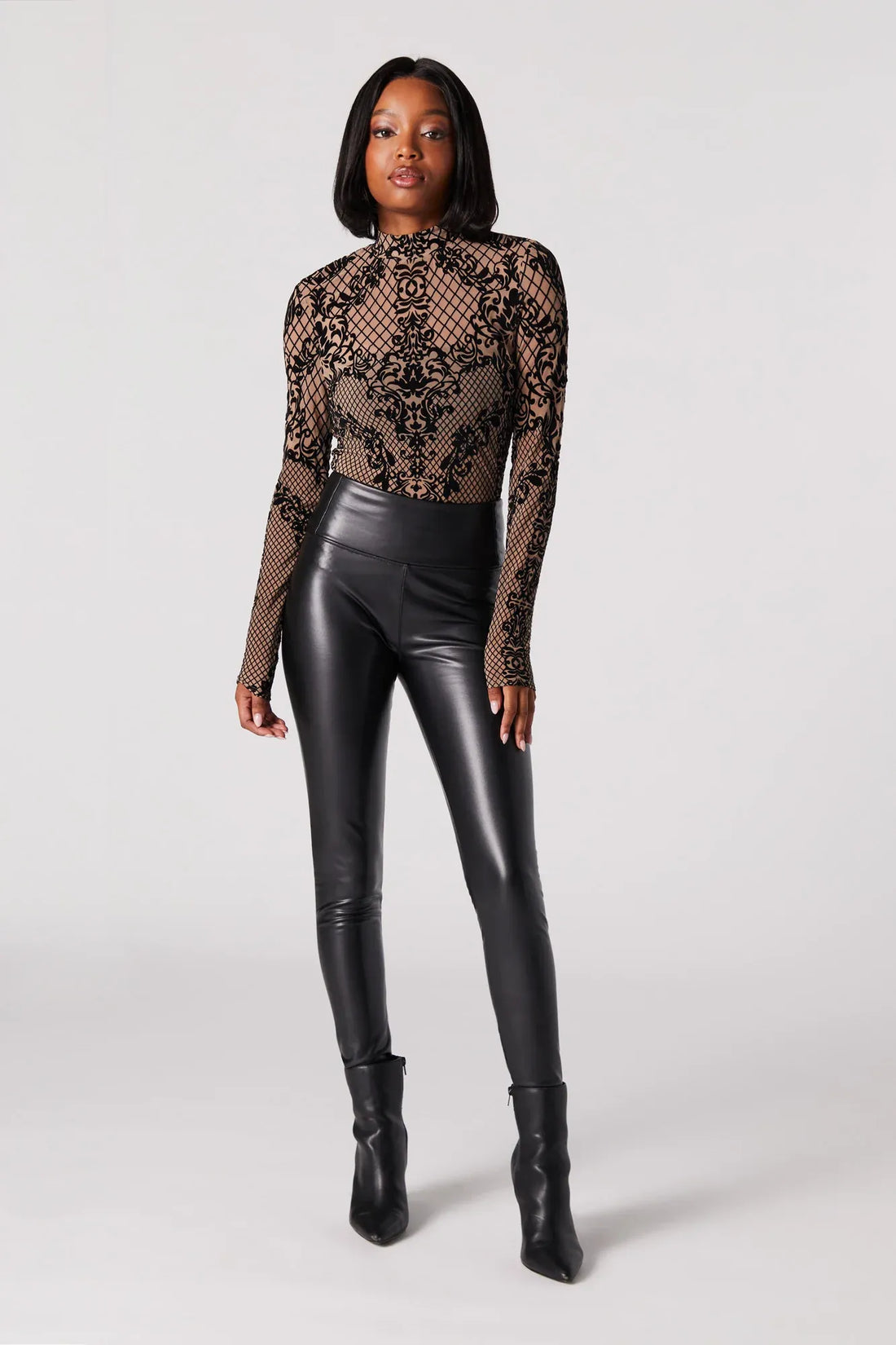 Elegant Mesh Bodysuit