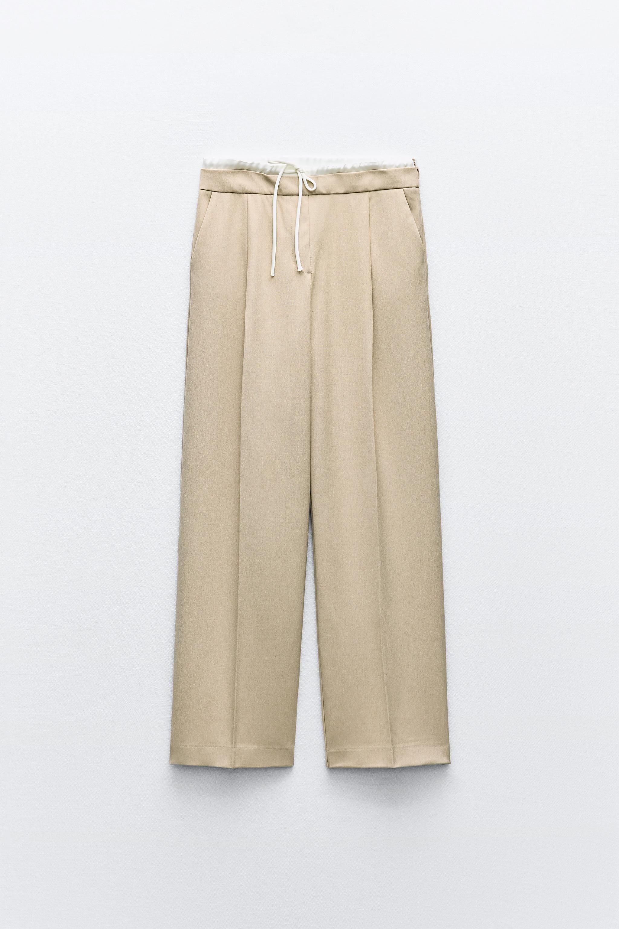 Double Waistband Trousers