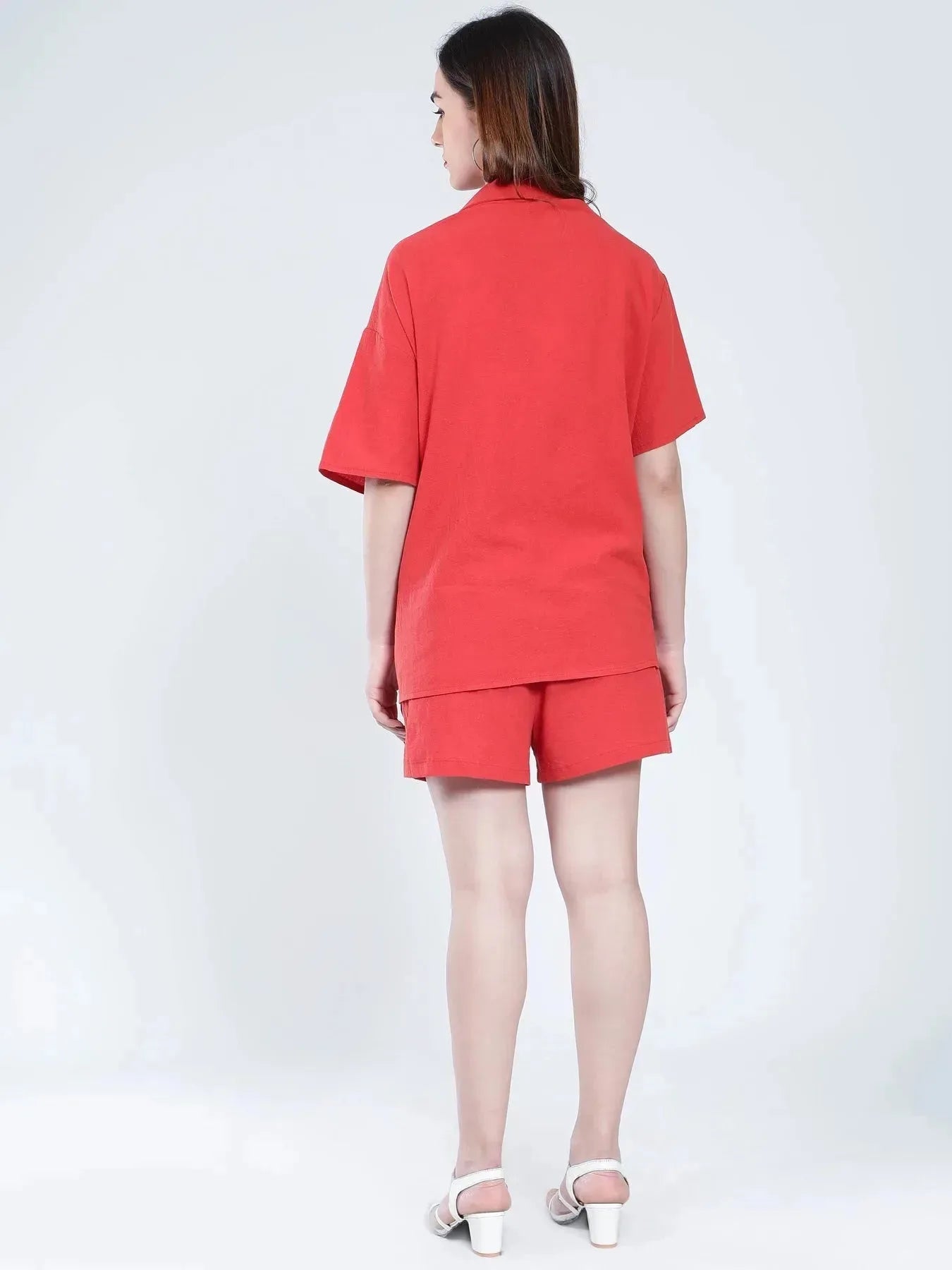 Shirt Shorts Two-Piece Casual Set