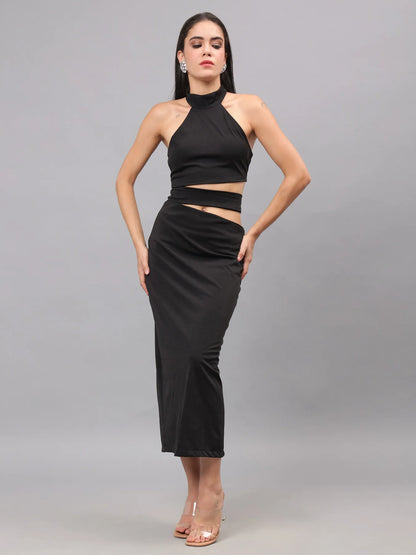 Cut Out Fitted Dress