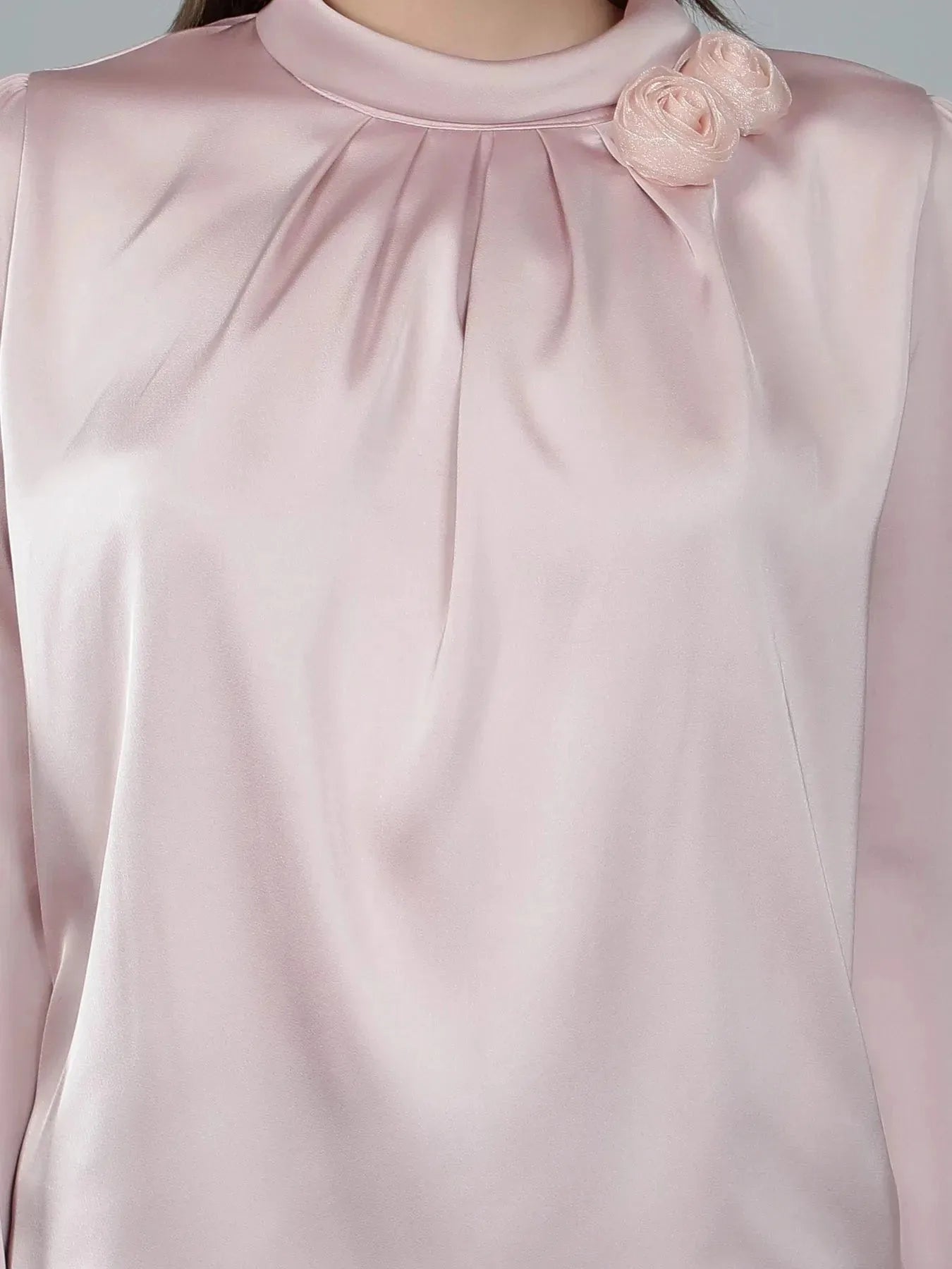 Mandarin Collar Blouse