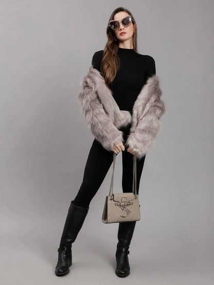 Luxurious Faux Fur Coat