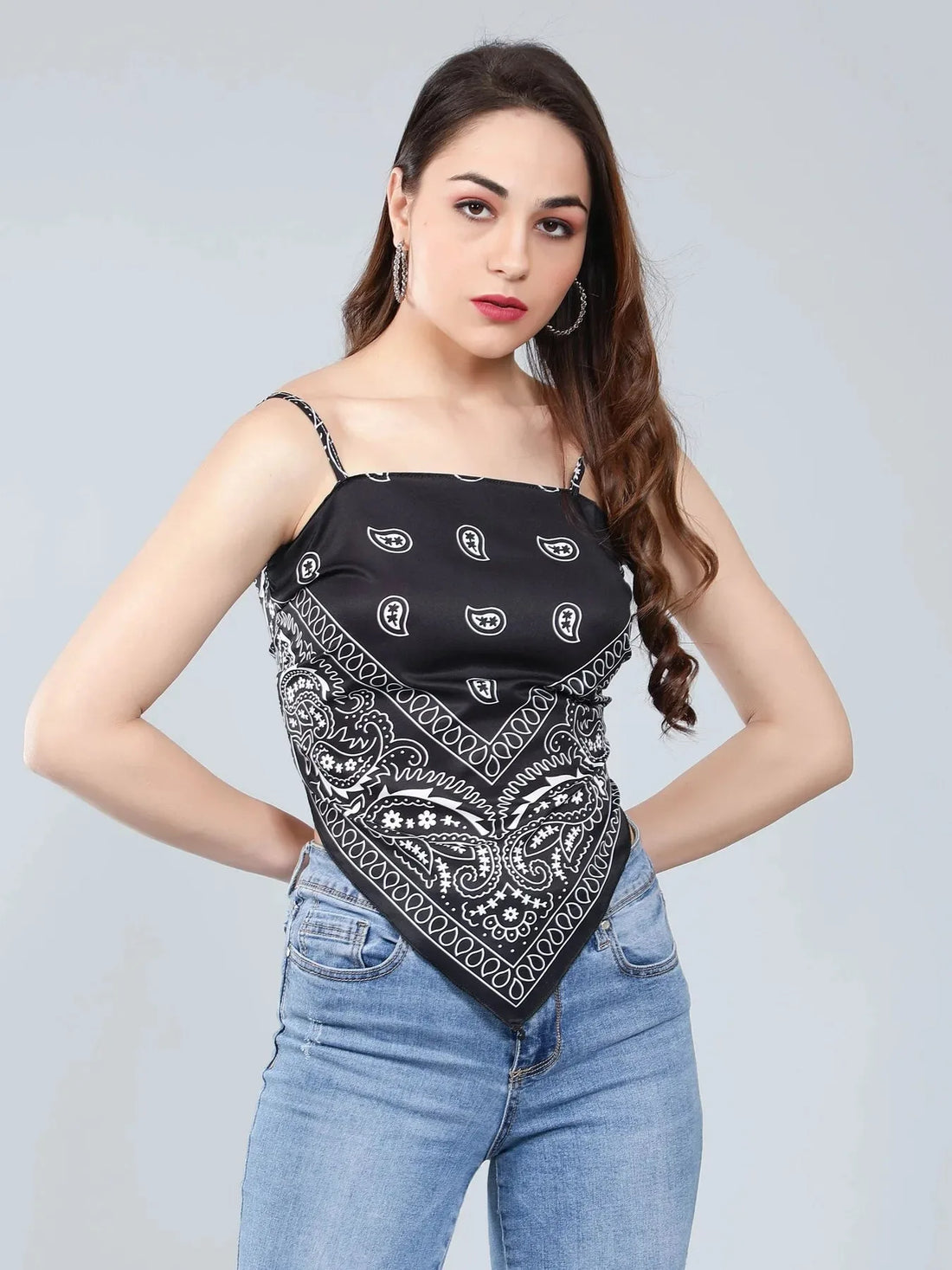 Backless Scarf Top