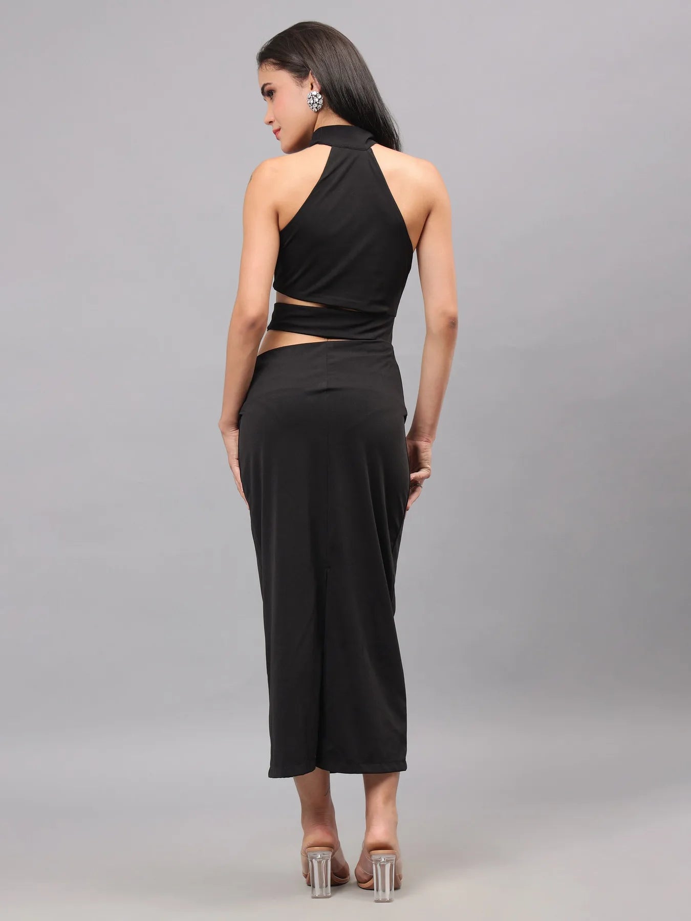 Cut Out Fitted Dress