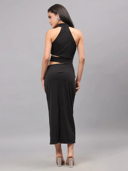 Cut Out Fitted Dress