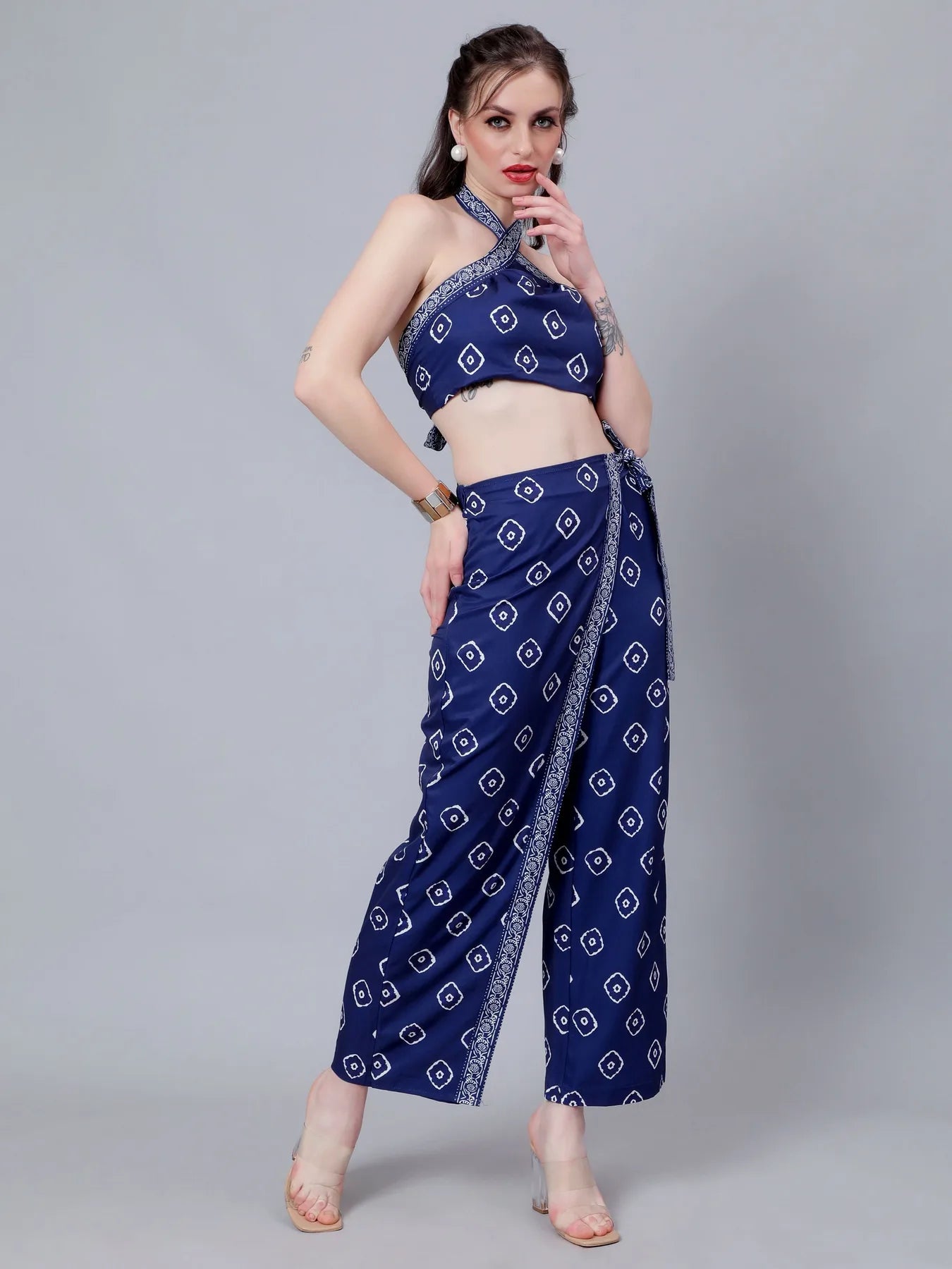 Batik Printed Two-Piece Set