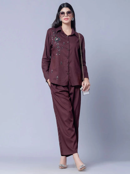 Hand Embroidery Two-Piece Set
