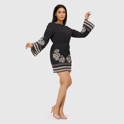 Embroidered Short Dress
