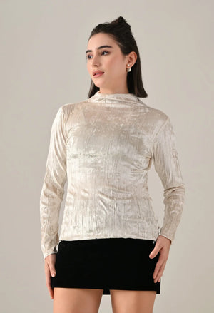 Urban Glow Velvet Top