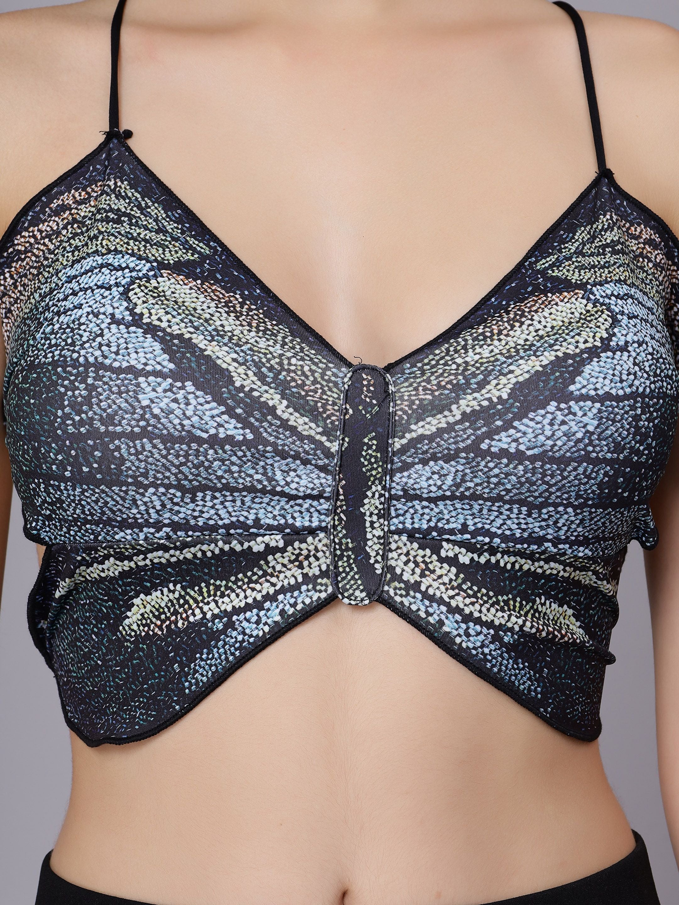 Sexy Butterfly Backless Tank Top