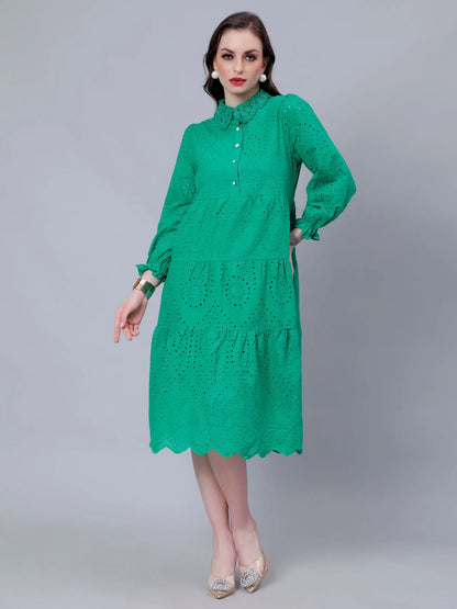 Hollow Hook Chicken Dress