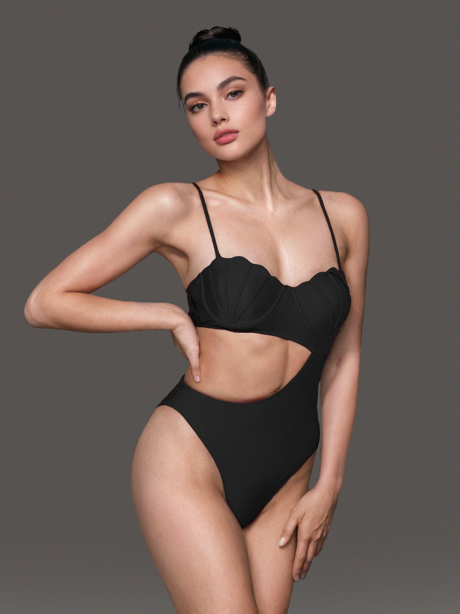 Elegant Cut-Out Monokini
