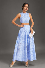 Cut-Work Two-Piece Set