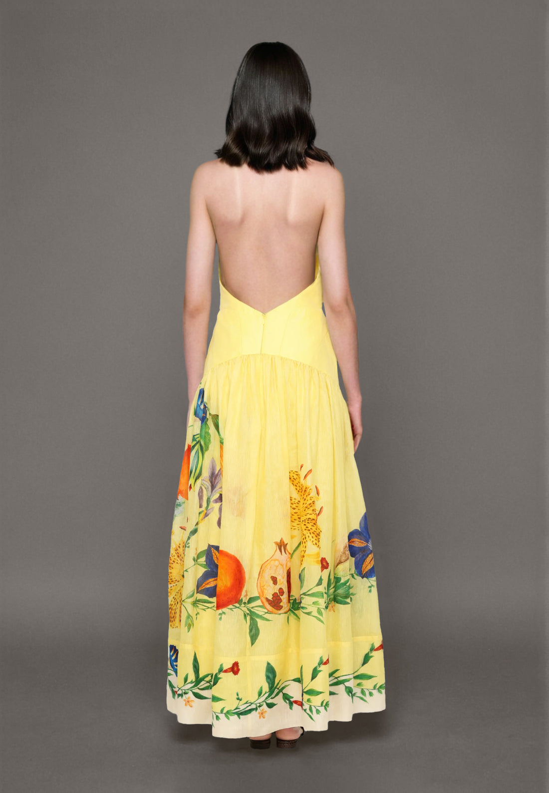 Halter Neckline Maxi Dress