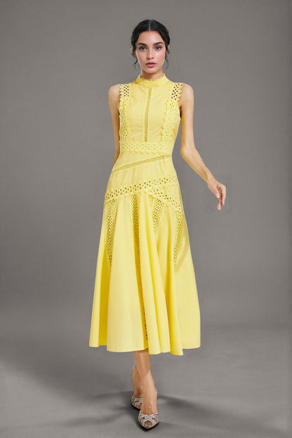 Sleeveless Lace Dress