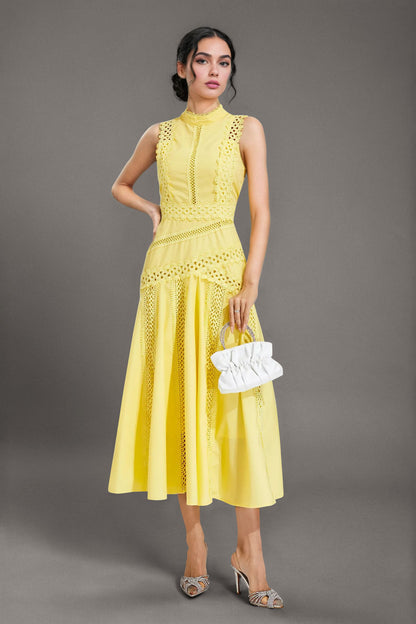 Sleeveless Lace Dress