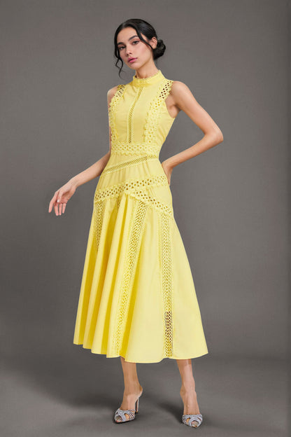 Sleeveless Lace Dress