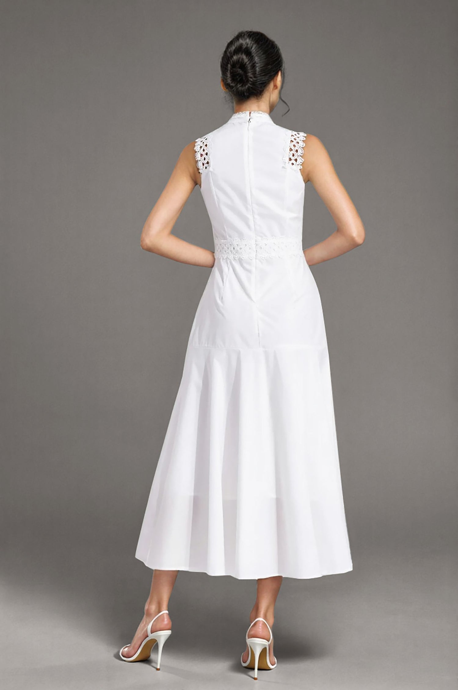 Sleeveless Lace Dress