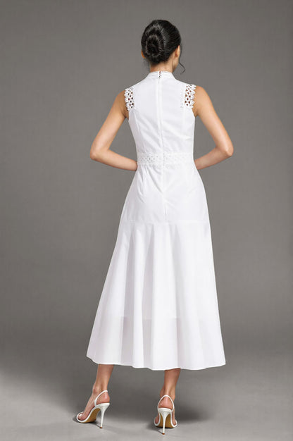 Sleeveless Lace Dress