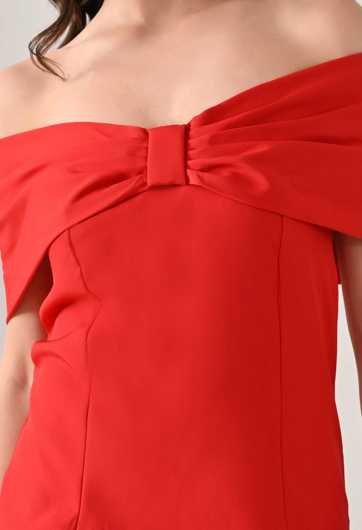 Off-Shoulder Mini Dress