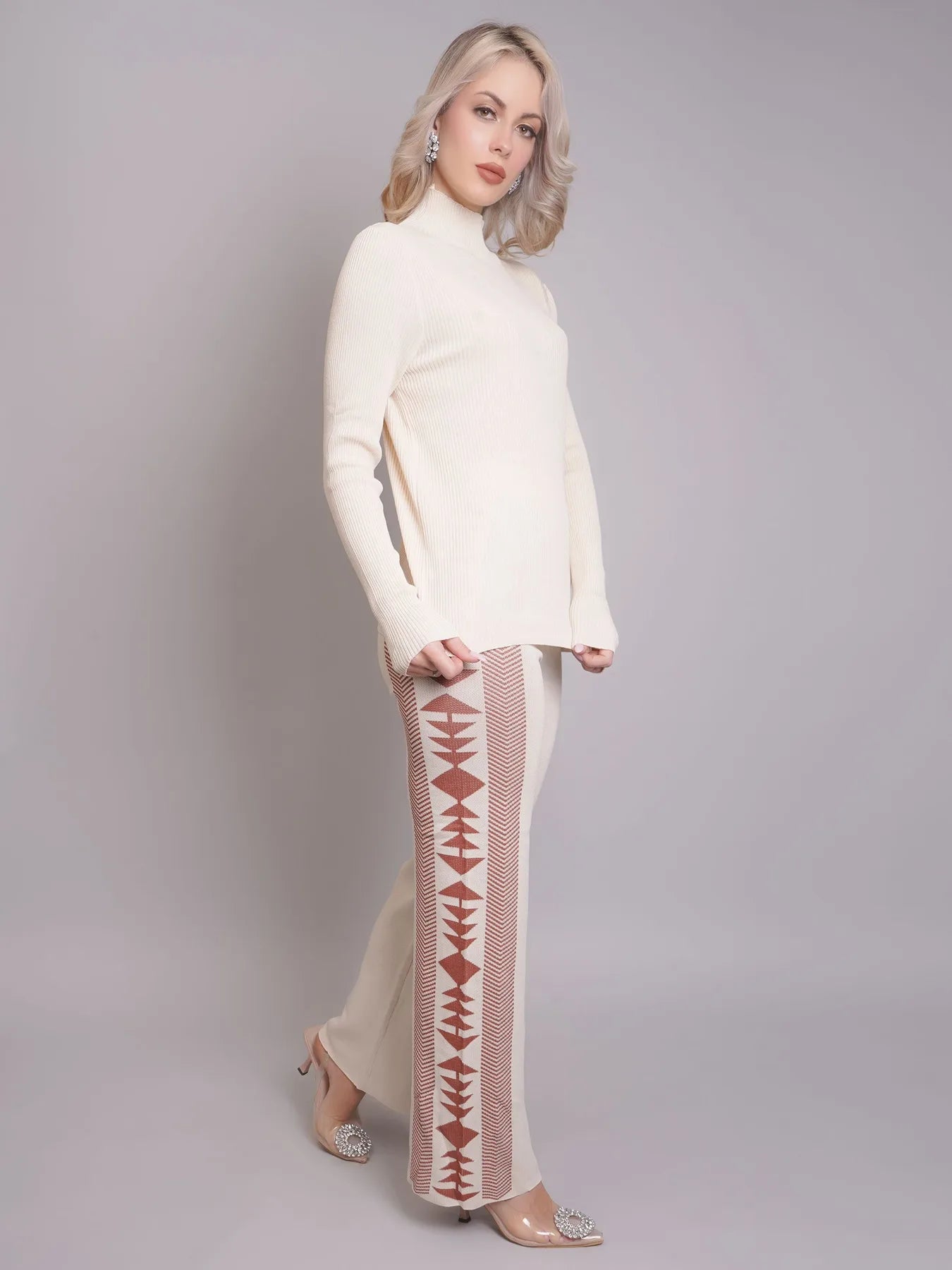 Aztec Printed Three Piece Set