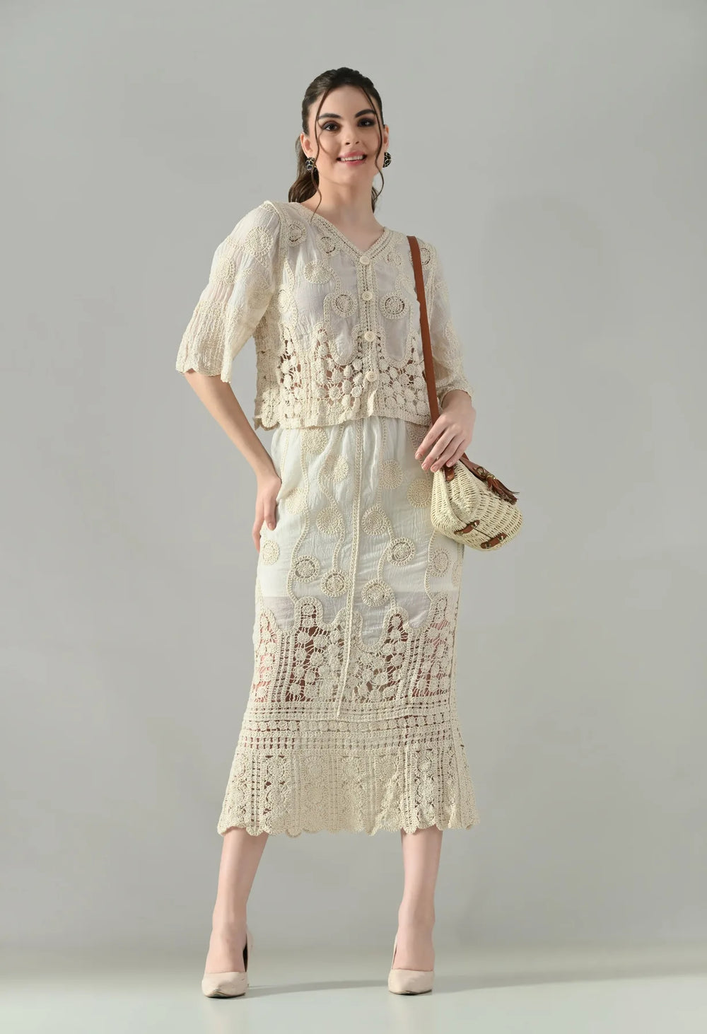 Crochet Charm Two-Piece Set