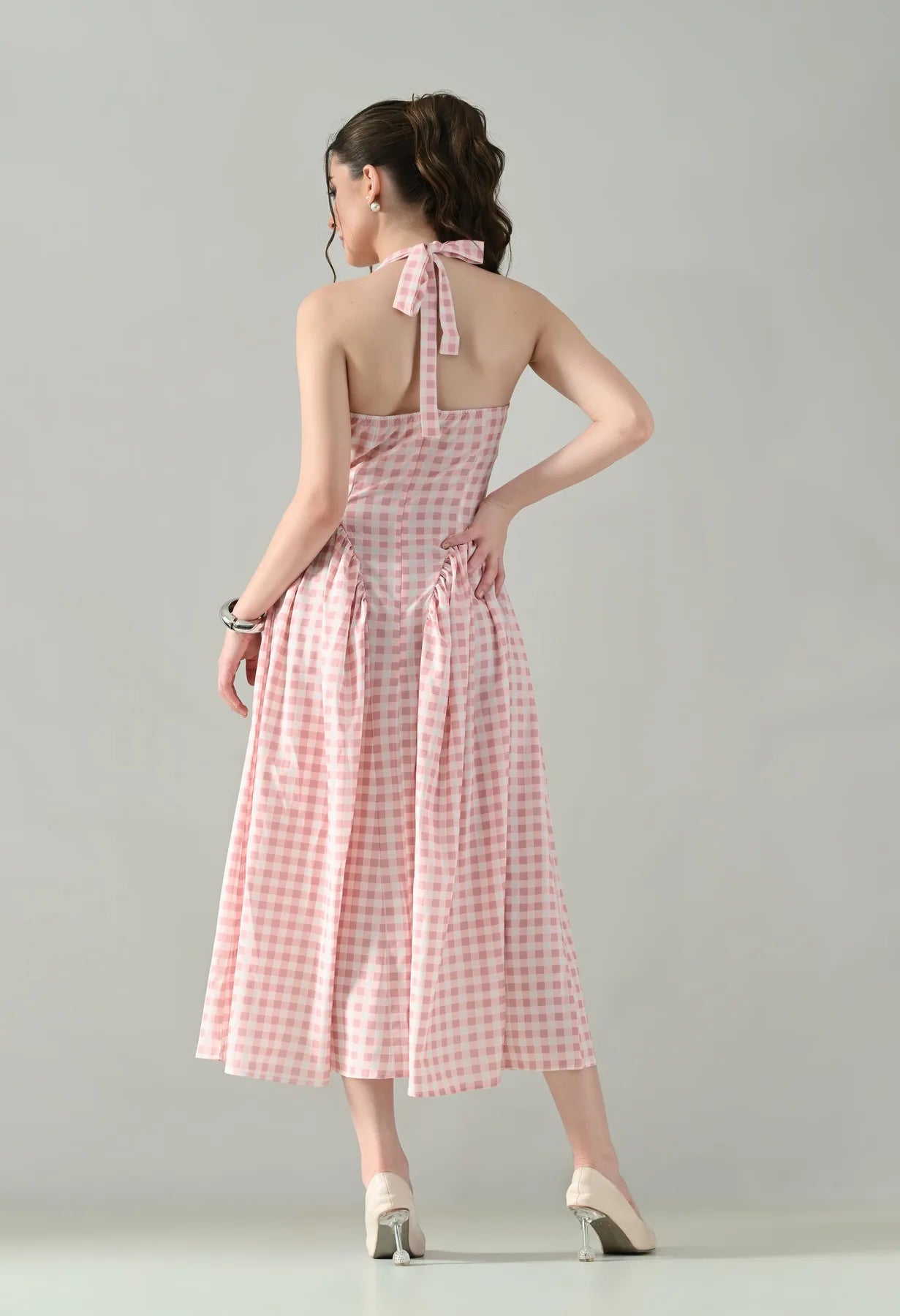 Checkmate Charm Midi Dress