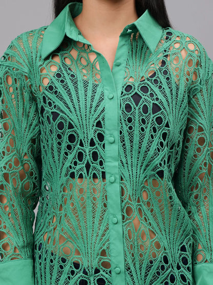 Lace Oversize Shirt