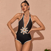 Cut Out Halter Monokini