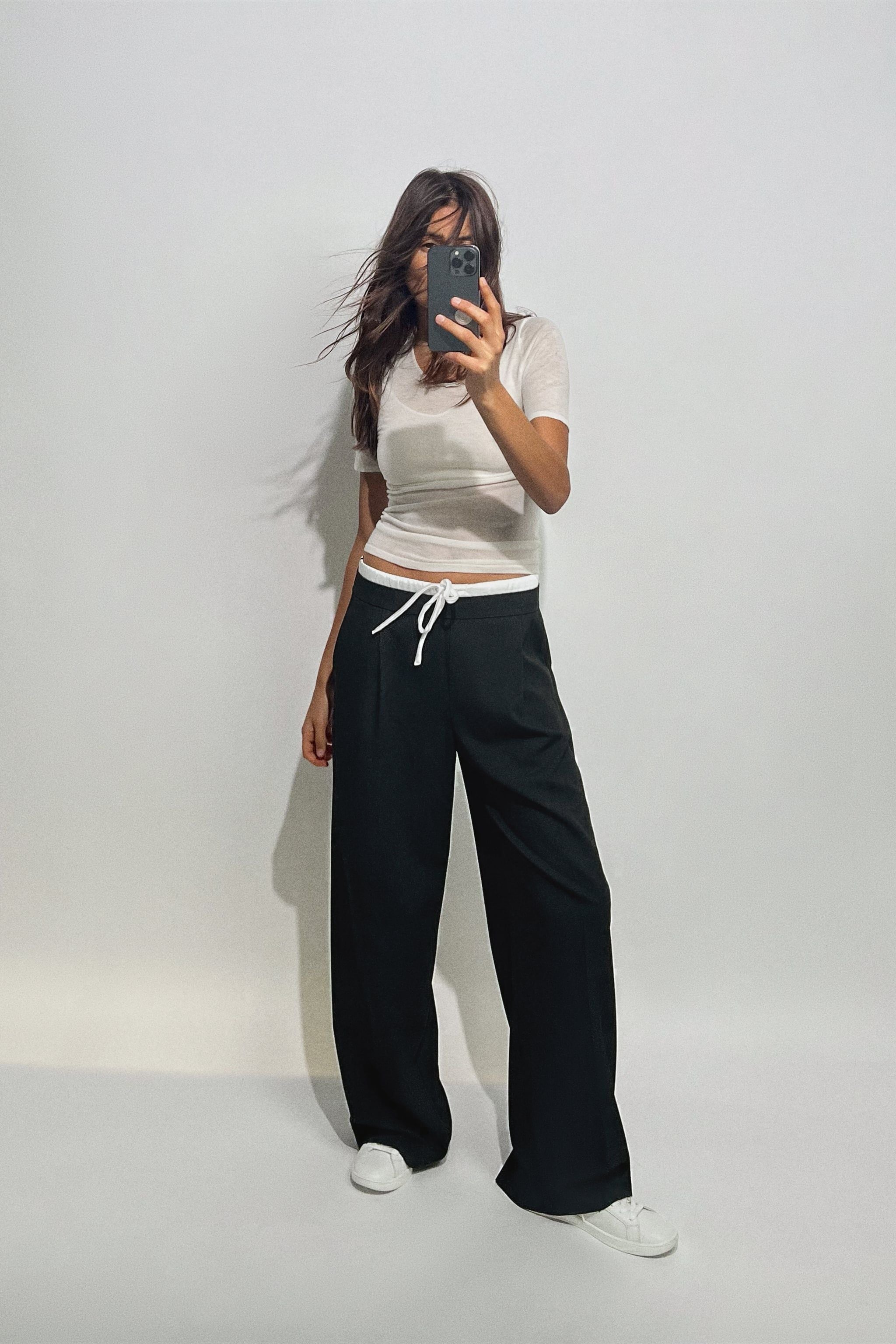Double Waistband Trousers